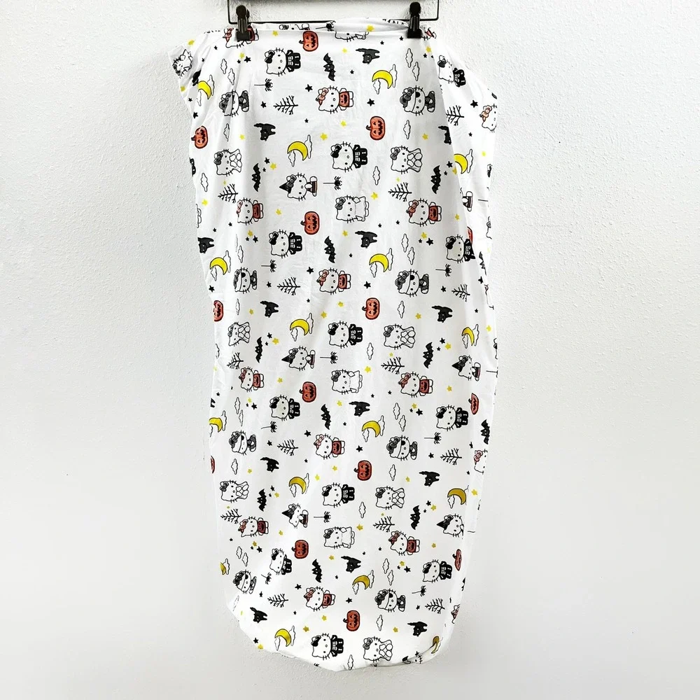 POTTERY BARN Hello Kitty Halloween Glow-in-the-Dark Fitted Sheet